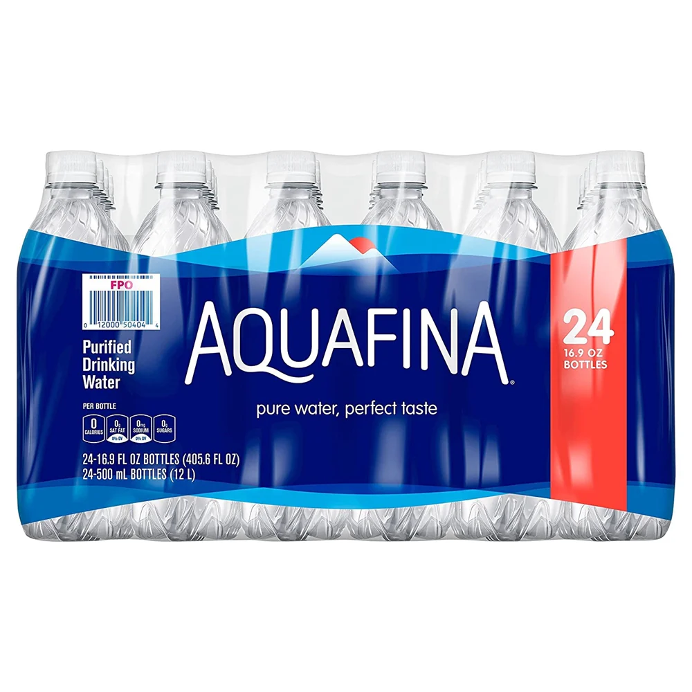 [Local Only]Aquafina Purified Drinking Water 16.9fl.oz x 24