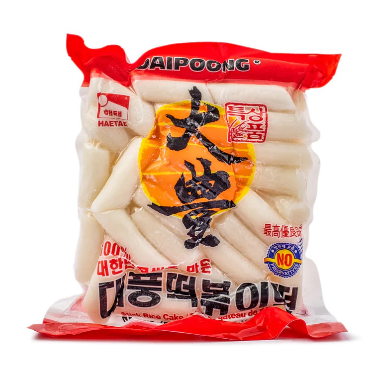 [Mega Fresh HAITAI STICK RICE CAKE 1.5LB, 해태 대풍 떡볶이떡 1.5LB
