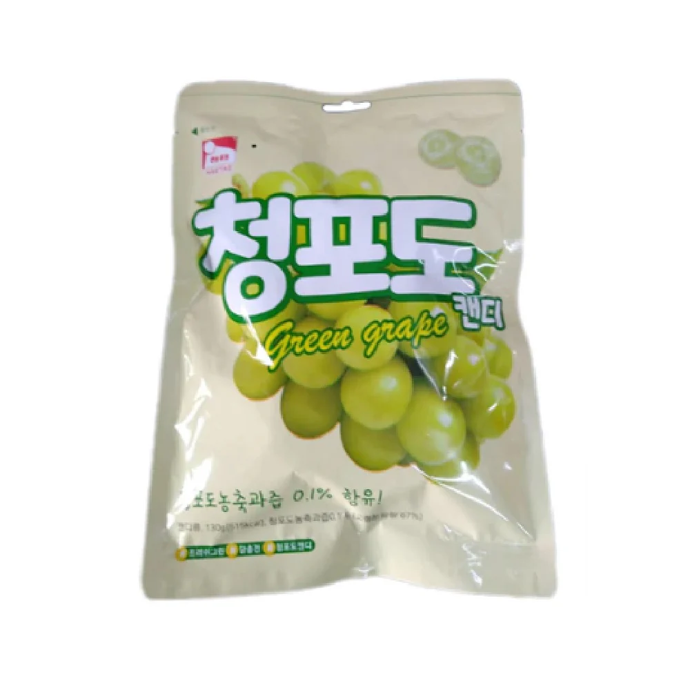 Green Grape Candy Haitai 130g, 해태 청포도 캔디 130g