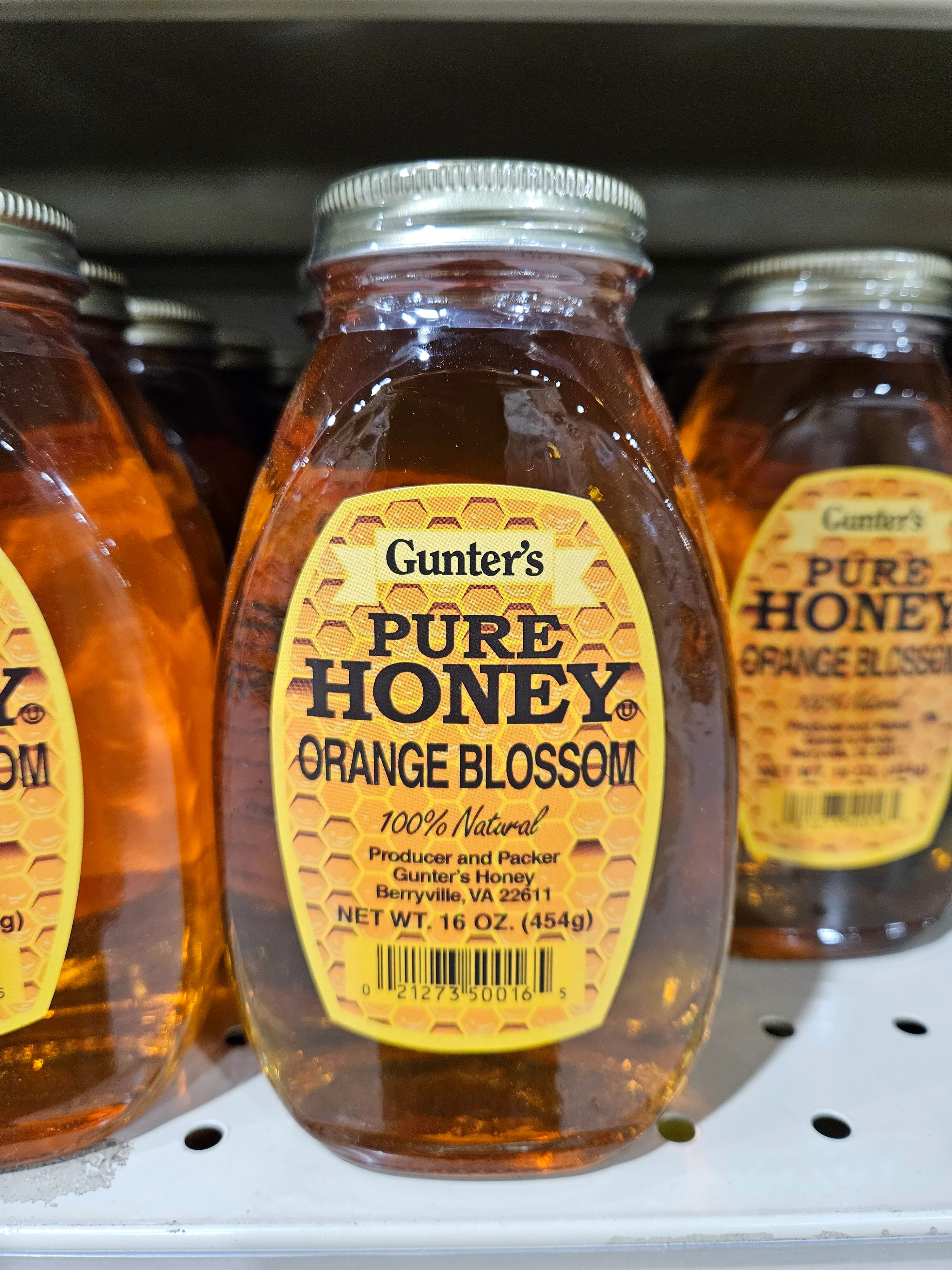 GUNTER'S PURE HONEY ORANGE 16oz, 건터스 퓨어 허니 꿀 오렌지 블라썸 16oz