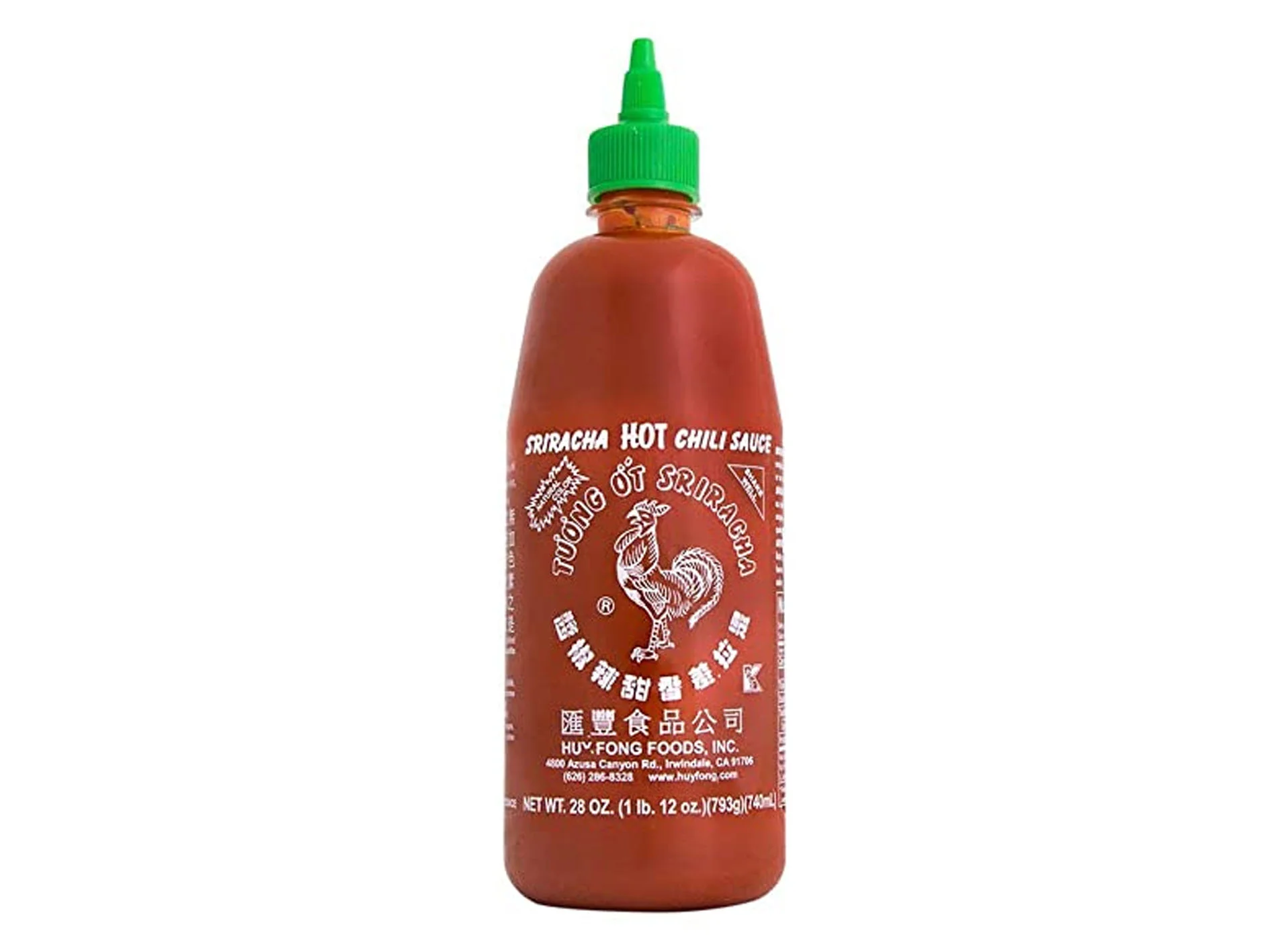 Huy Fong Food Inc. Sriracha Hot Chili Sauce 28oz/ 후이펑 스리라차 소스 790g