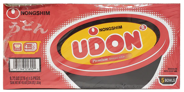 Nong Shim Saeng Saeng Udon 276g X5 / 농심 생생우동 276gX5 - Image 3