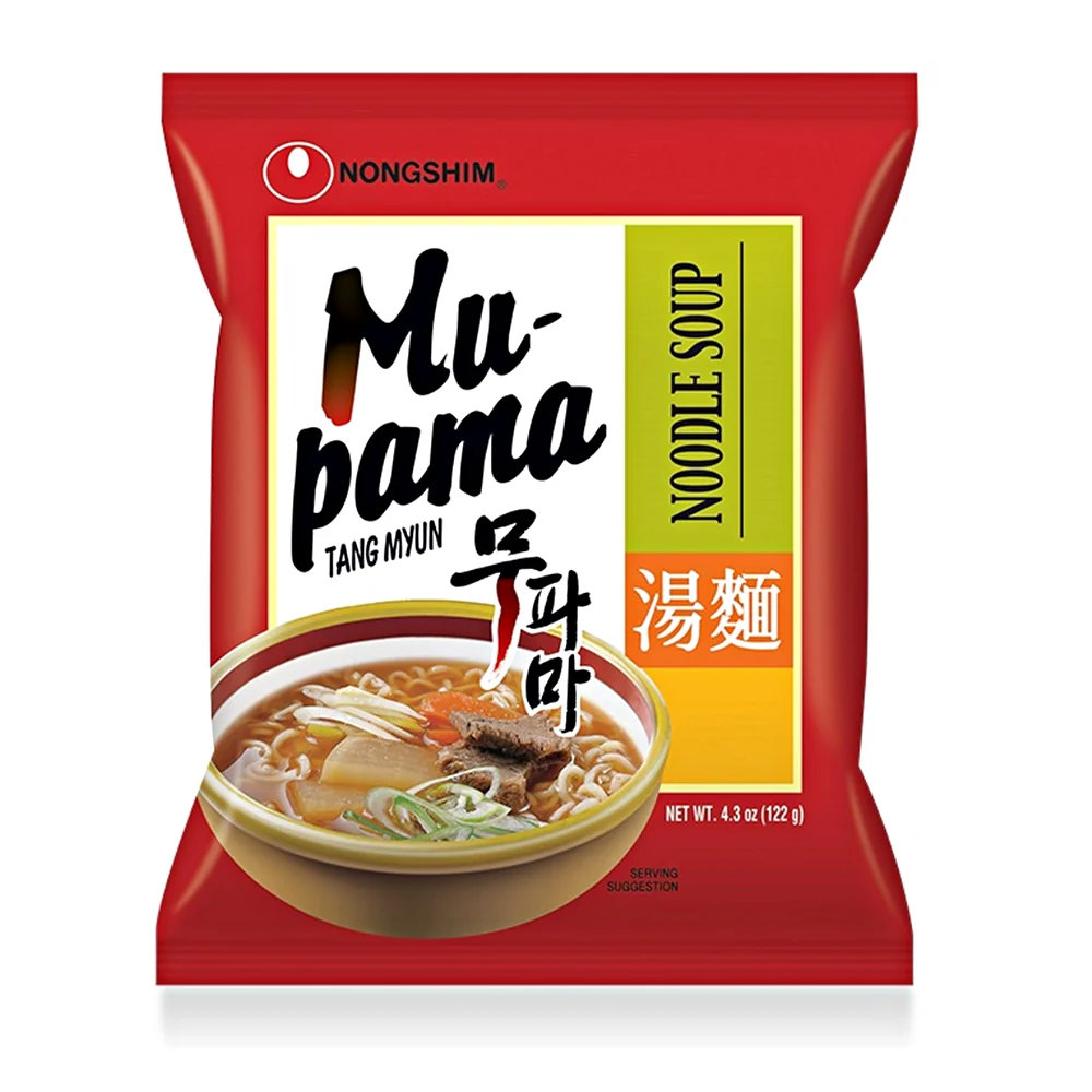 NongShim Mupama Tangmyun 4.3oz x 4, 농심 무파마 탕면 122g x 4(exp 4/16/26) - Image 2
