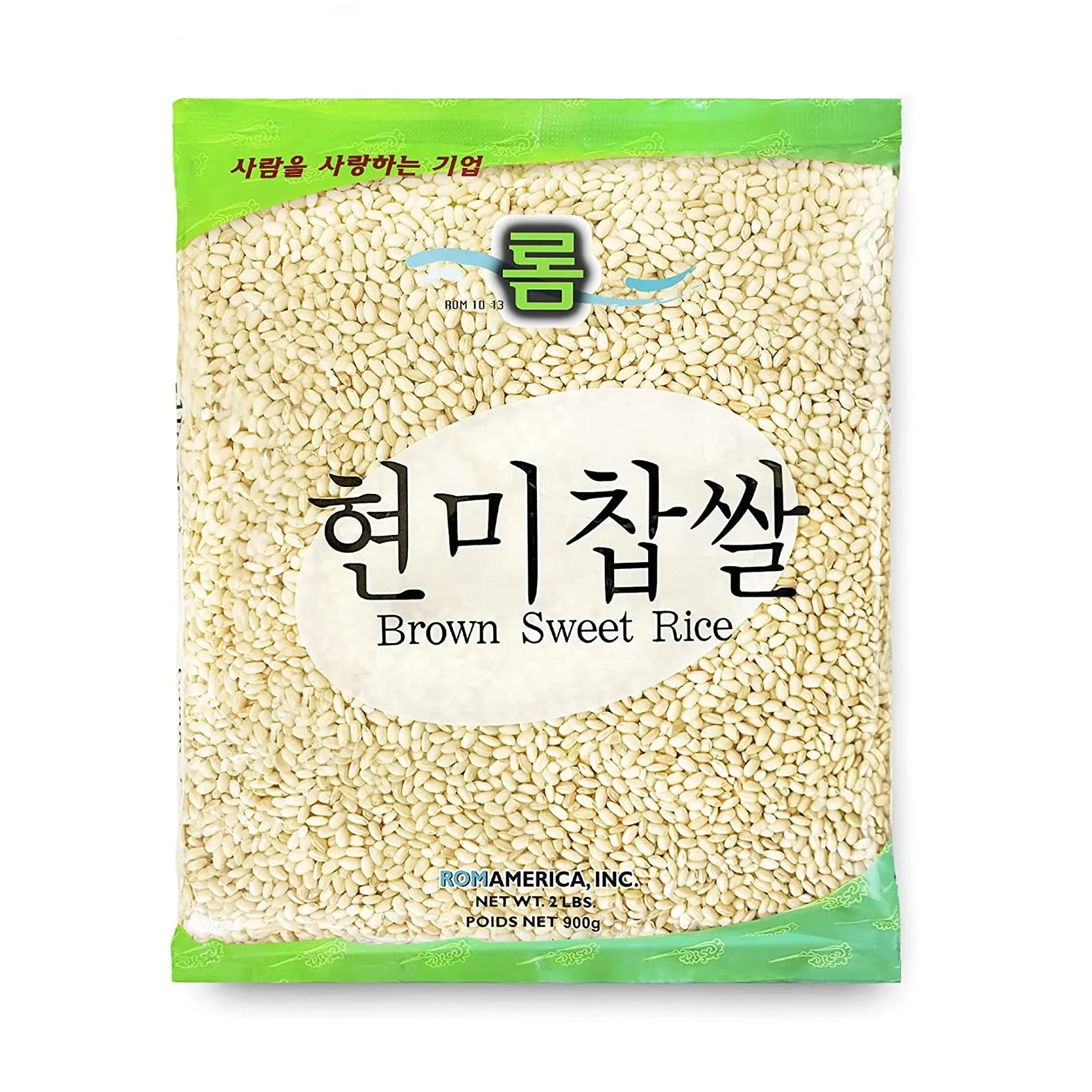 Rom Brown Sweet Rice 2LB, 롬 현미 찹쌀 900g