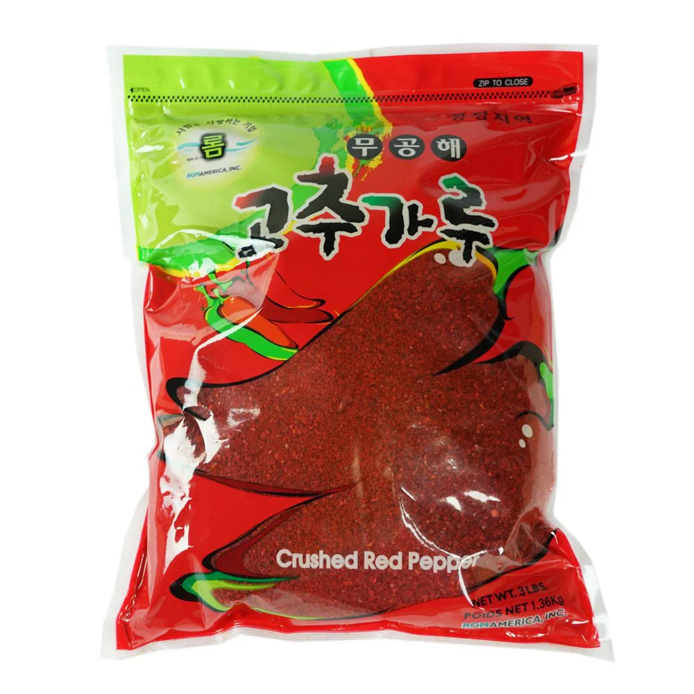 Rom Red Pepper Powder Coarse 3LB, 롬 무공해 굵은 고춧가루 1.36kg - Image 2