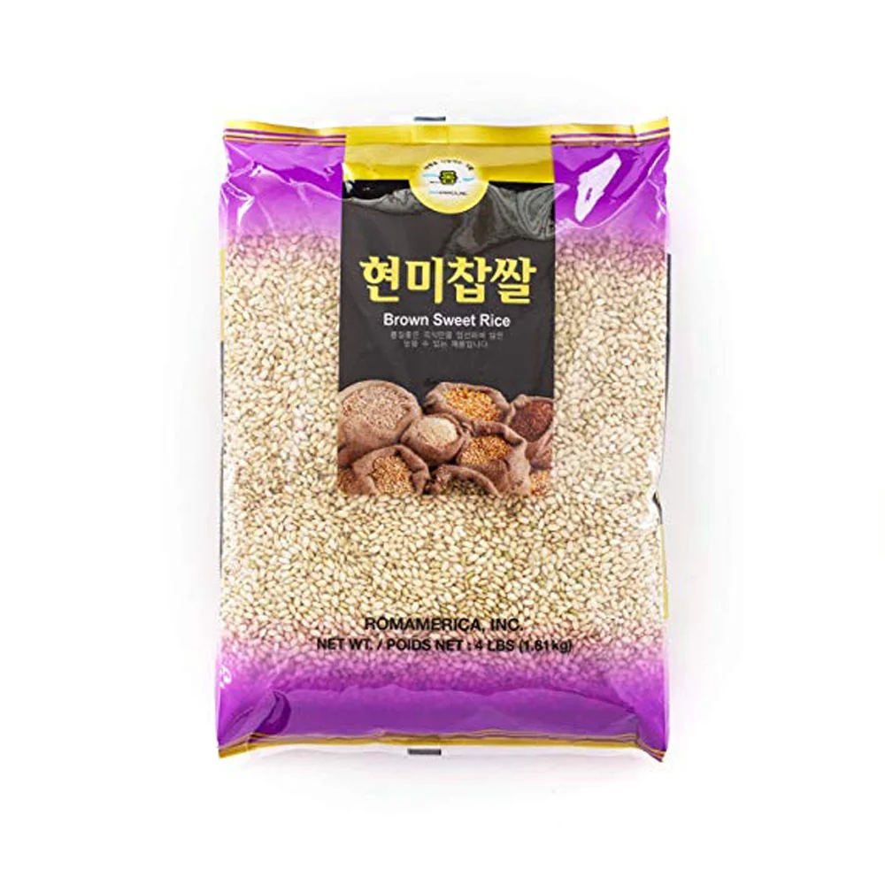Rom Brown Sweet Rice 4LB, 롬 현미 찹쌀 1.81kg - Image 6