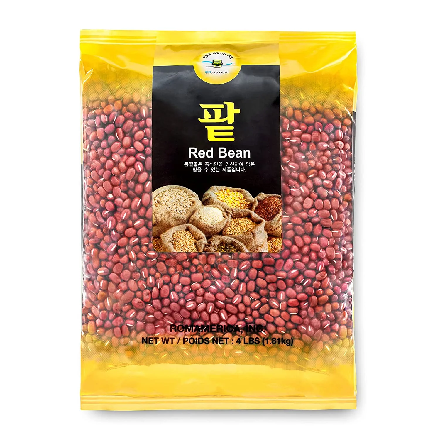 Rom Red Bean 4LB, 롬 팥 1.81kg