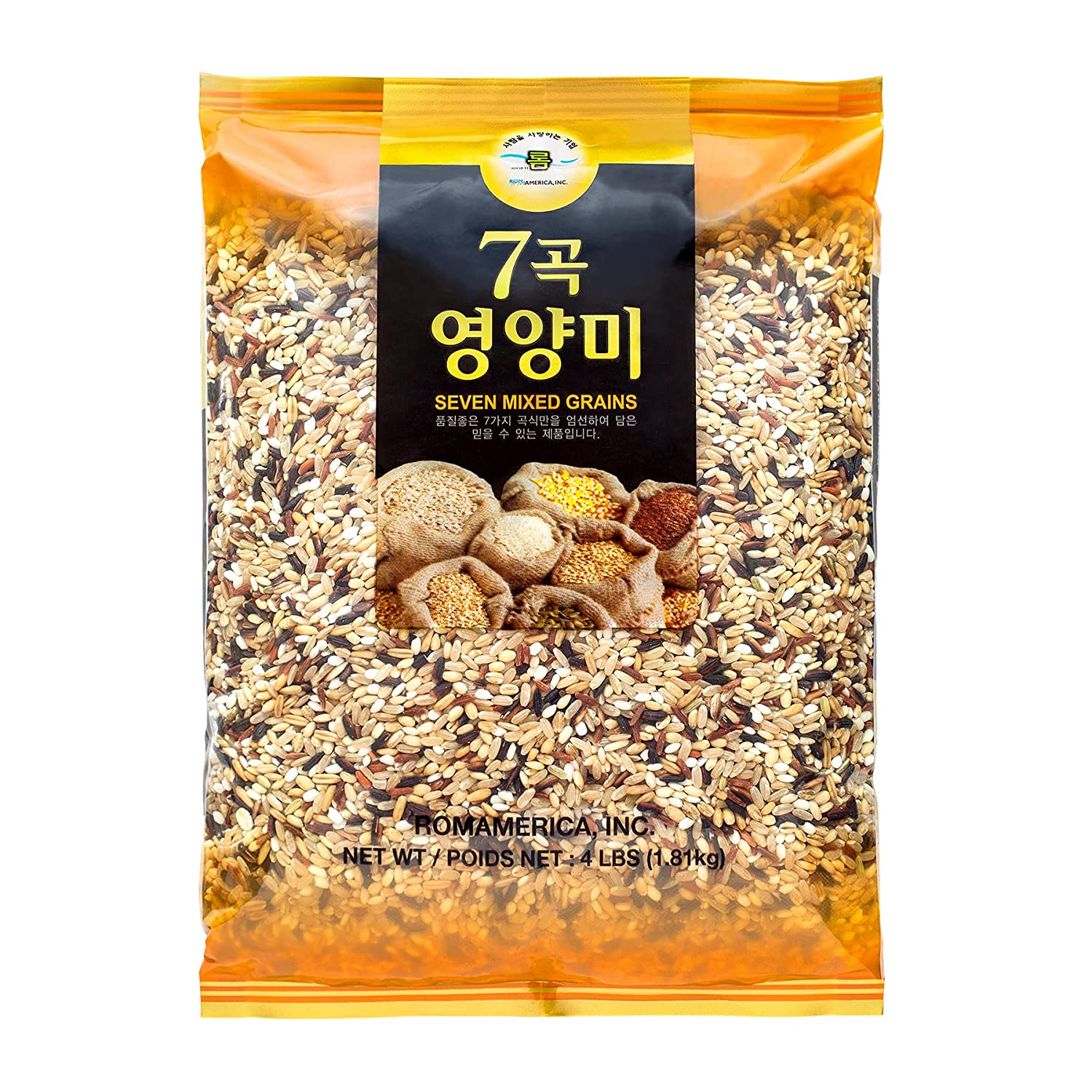 Rom 7 Mixed Grains 4LB, 롬 7곡 영양미 1.81kg