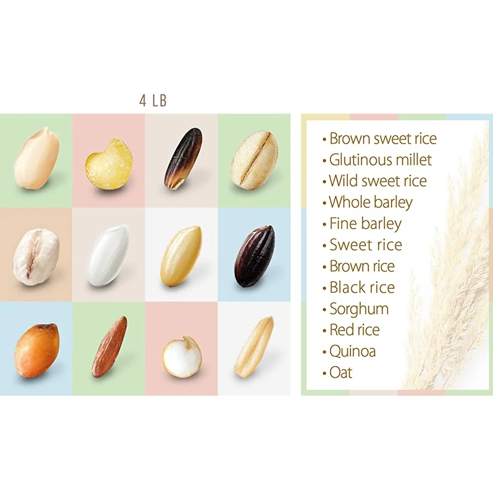 Rom 12 Mixed Grain With Quinoa 4LB, 롬12곡 퀴노아 건강미 1.81kg - Image 2