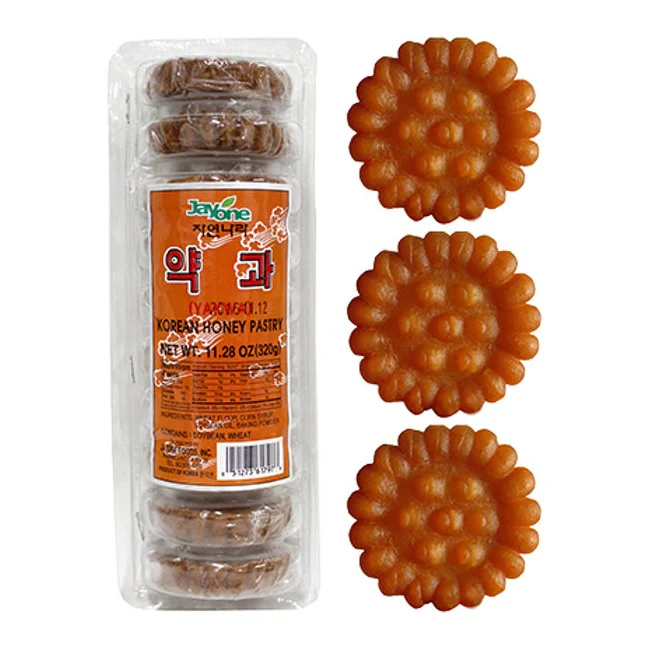 Jayone Korean Honey Pastry Yak Gwa 11.28oz, 자연나라 약과 320g