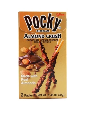 GLICO POCKY ALMOND CRUSH 1.45oz , 글리코 아몬드 크러쉬 포키 1.45oz