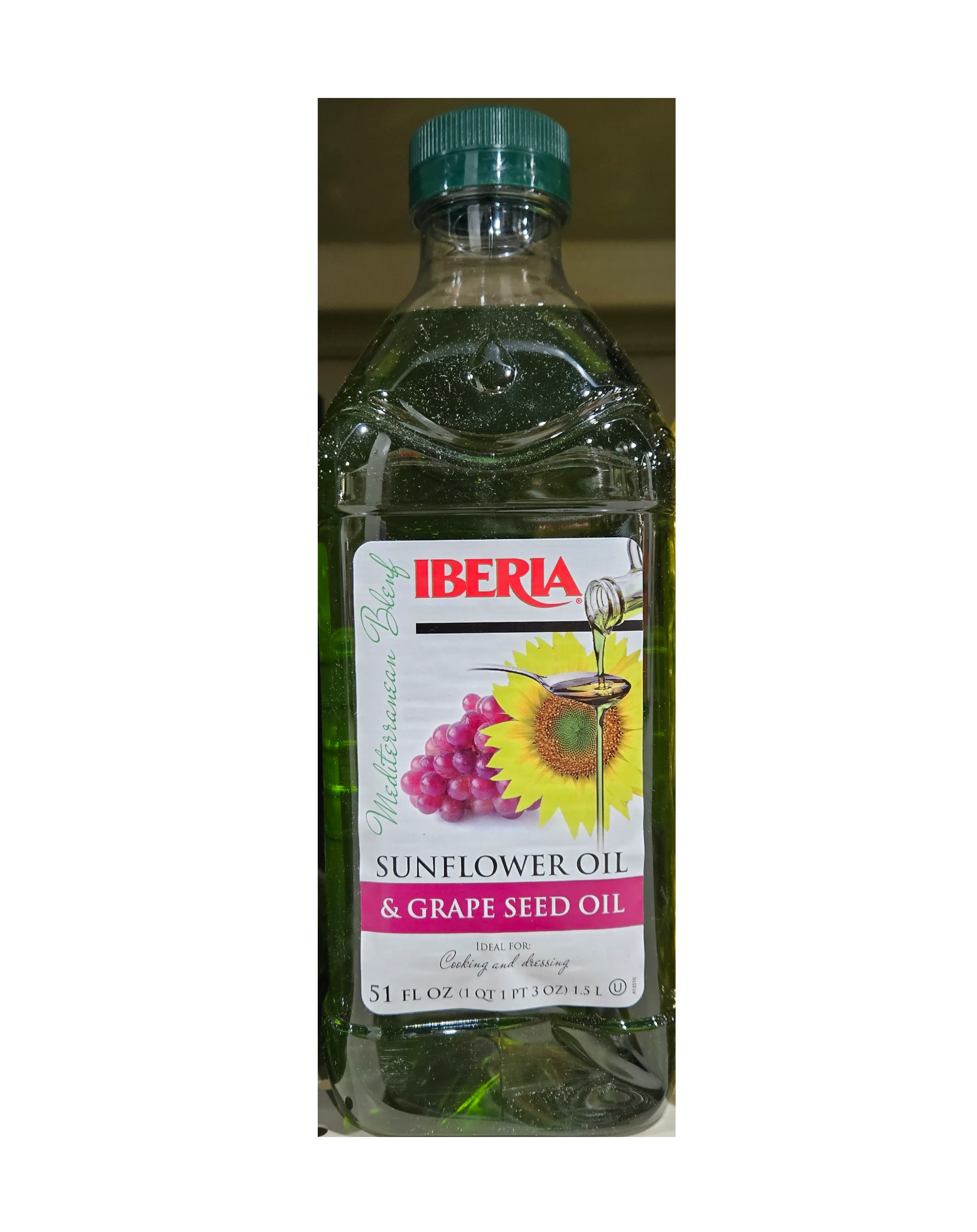 IBERIA SUNFLOWER/GRAPE SEED OIL 51oz