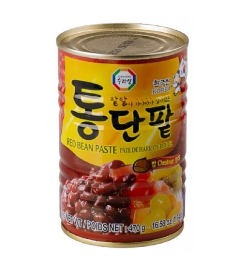 WANG CANNED RED BEAN PASTE 16.58 oz, 수라상 통단팥 470g