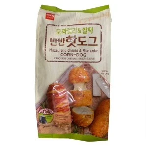 [LOCAL ONLY] WANG MOZZARELLA CHEESE  RICE 375g, 왕 모짜렐라&쌀떡 반반핫도그 375g
