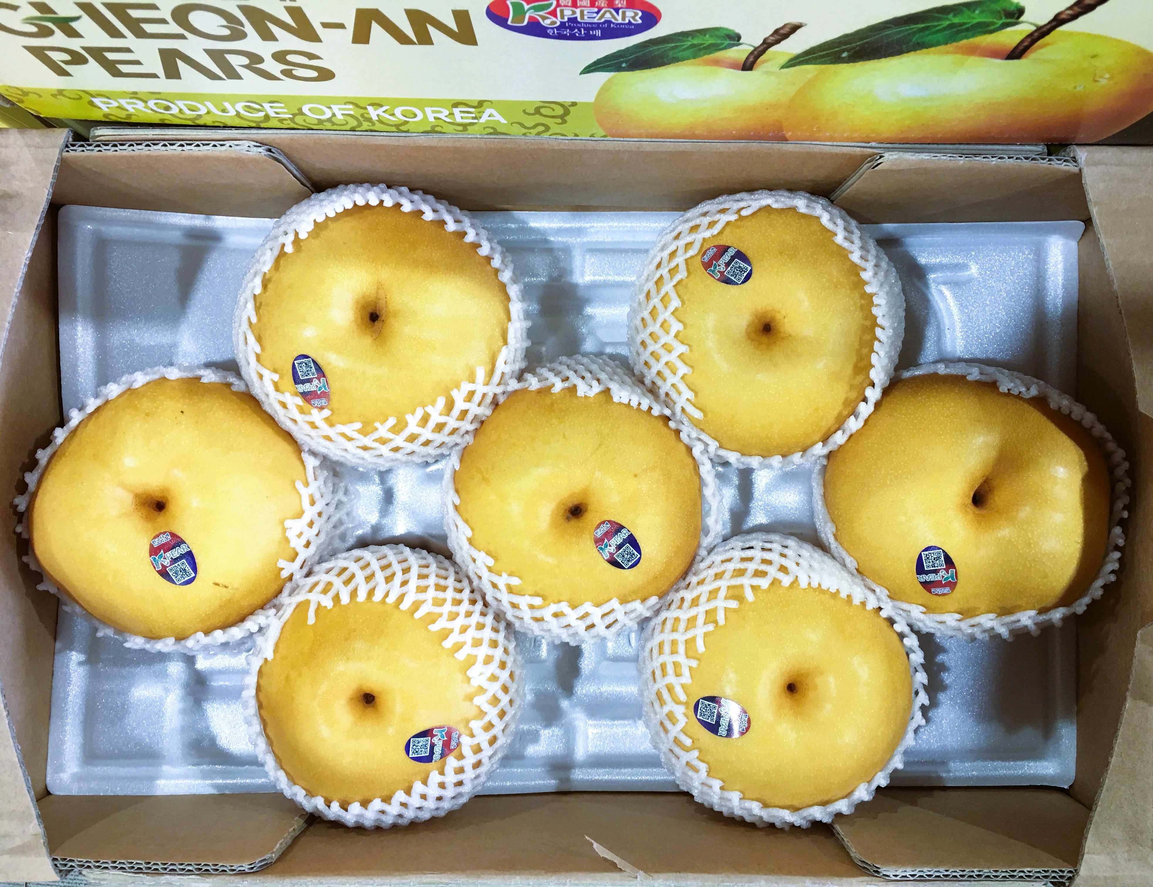[Mega Fresh ] KOREAN SINGO PEAR 7CT/BOX / 한국산 신고배 7과 BOX