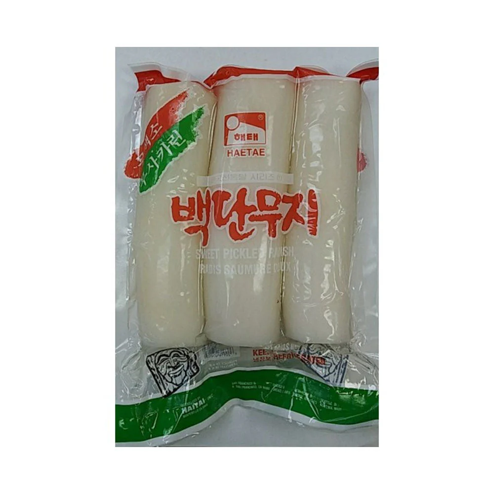 [Mega Fresh ] Haetae Sweet Pickled Radish White 35.27oz 해태 백단무지 1kg