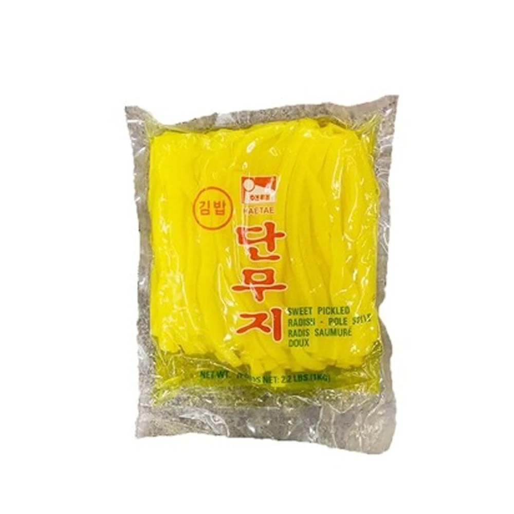[Mega Fresh] Haetae Sweet Pickled Radish Pole Style 2.2lb 해태 단무지 1kg