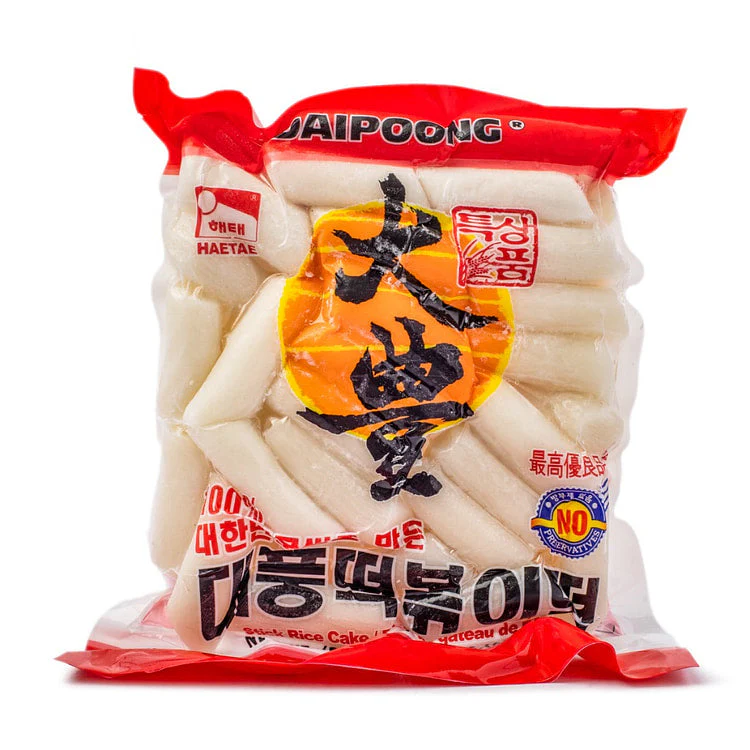 [Mega Fresh ] HAITAI STICK RICE CAKE 1.5LB, 해태 대풍 떡볶이떡 1.5LB