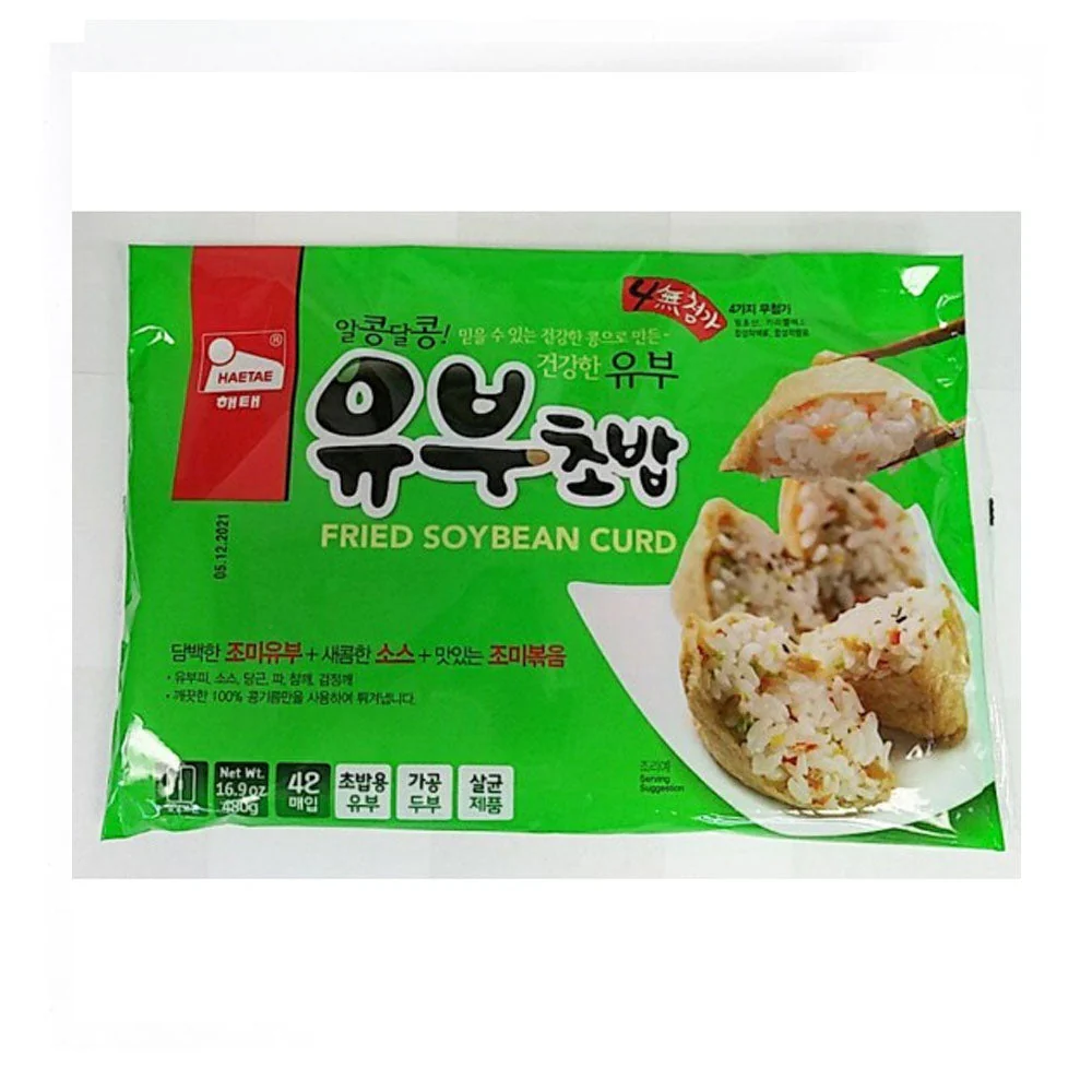 [Mega Fresh ] Haetae Fried Soybean Curd 1.06oz 해태 유부초밥 480g