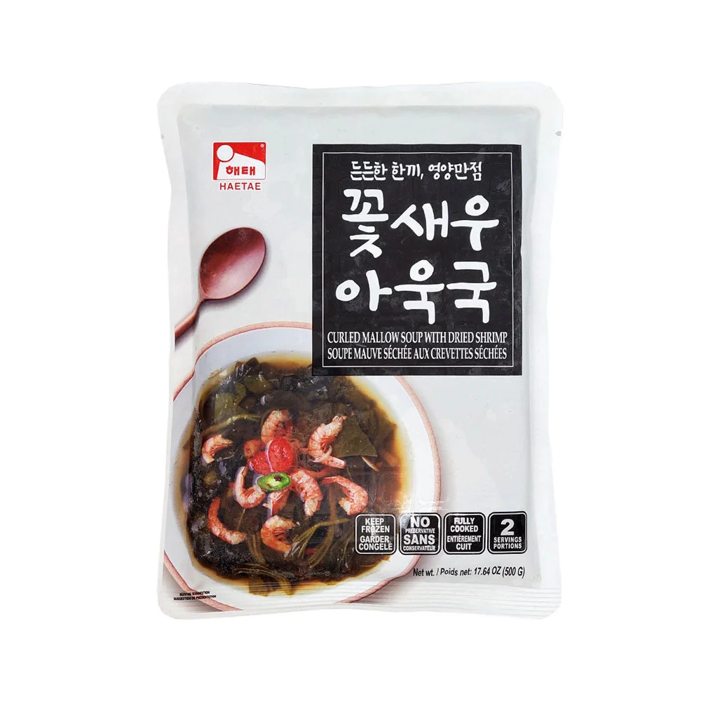 [Local Only] Haetae Curled Mallow Soup With Dried Shrimp 17.64oz 해태 꽃새우아욱국 500g