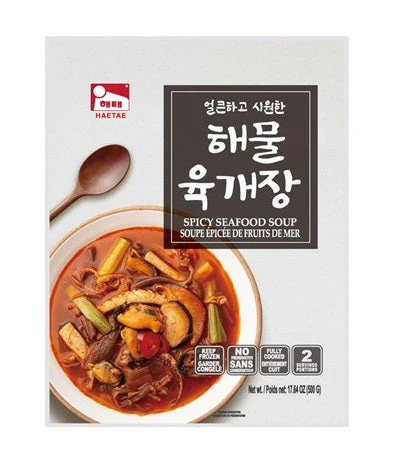 [MEGA FRESH SPICY SEAFOOD SOUP 500g, 해태 해물 육개장 500g