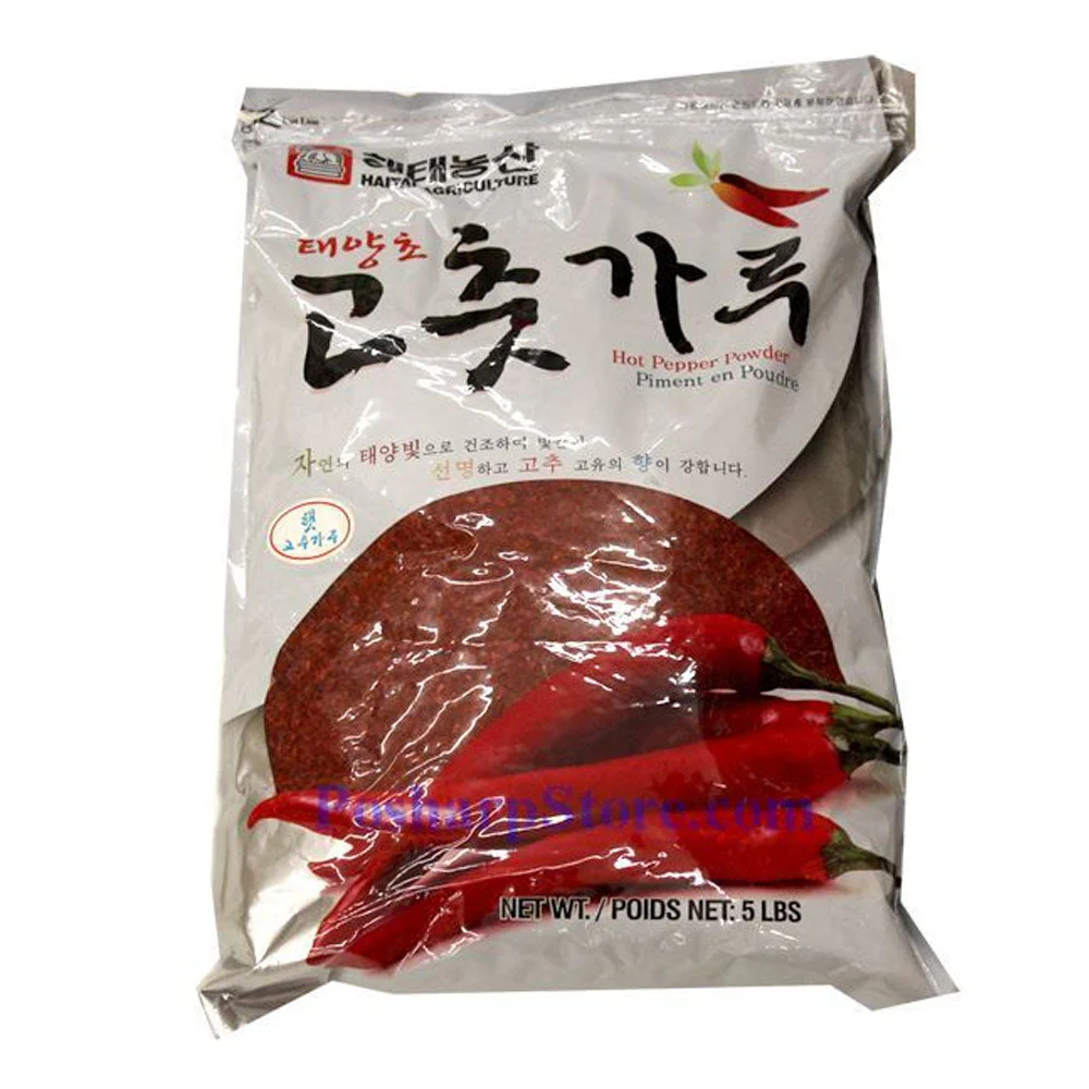Haitai Hot Pepper Powder 5lb 해태 농산 태양초 고춧가루 2.267kg