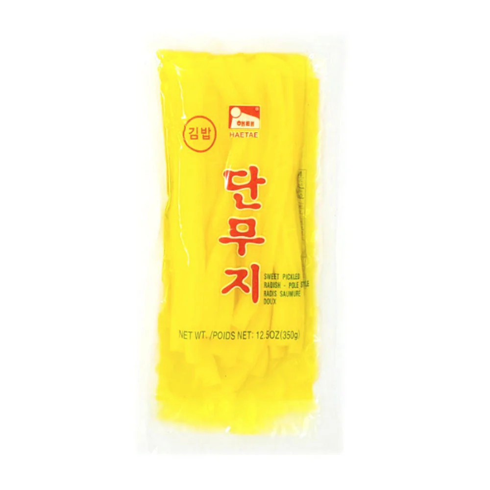 [Mega Fresh]   Haetae Sweet Pickled Radish Pole Style 12.35oz 해태 단무지 350g