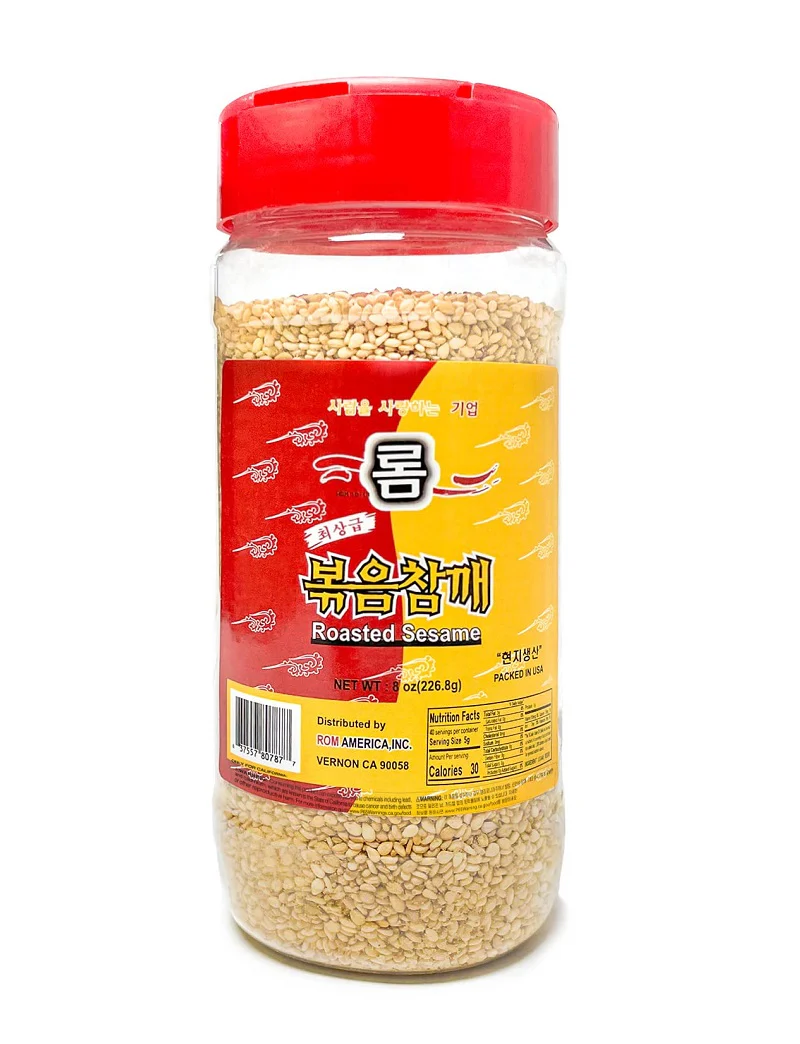 ROM ROASTED SESAME SEED 8oz , 롬 볶음 참깨 8oz