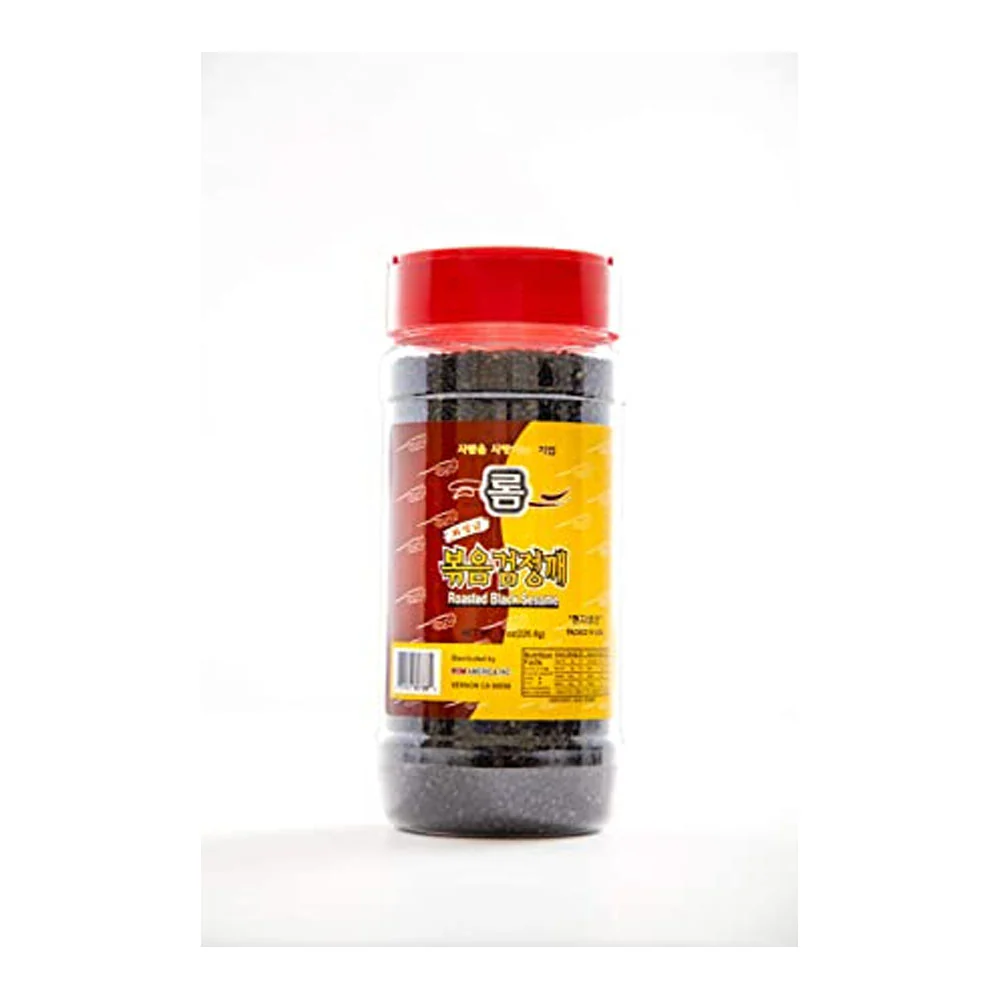 Rom Roasted Black Sesame 8oz, 롬 볶음 검정 깨 226.8g - Image 3