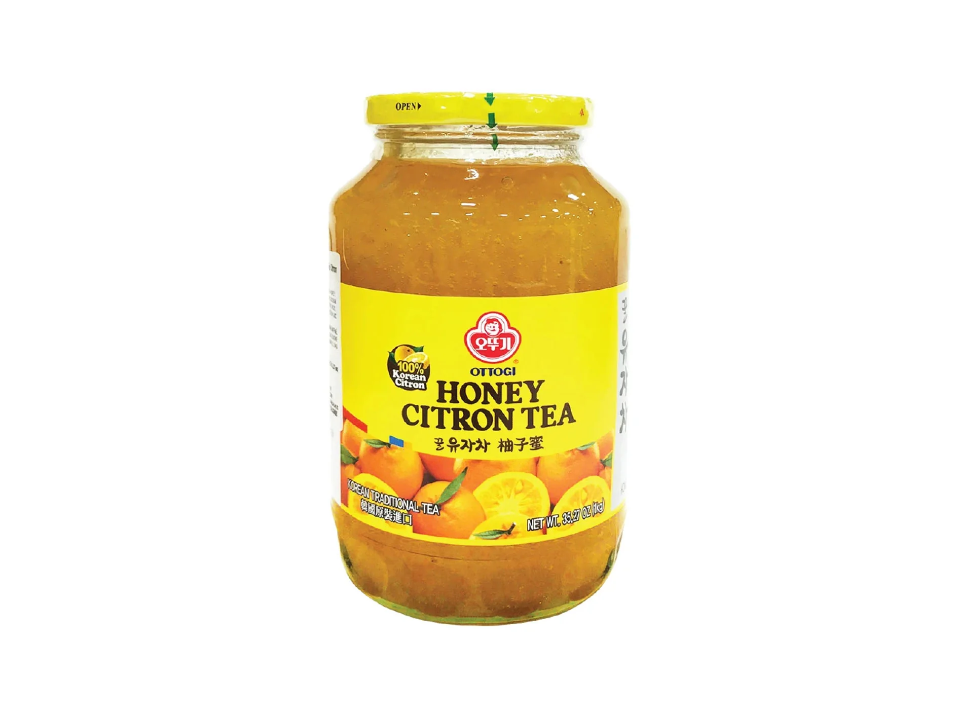 Ottogi Honey Citron Tea 35.27oz, 오뚜기 꿀유자차 1kg