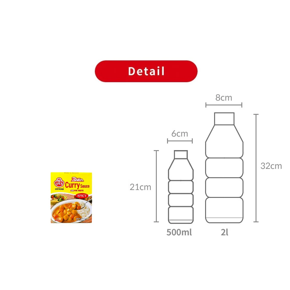 Ottogi 3Min. Curry Sauce HOT 6.7oz, 오뚜기 3분 카레 매운맛 190g - Image 4