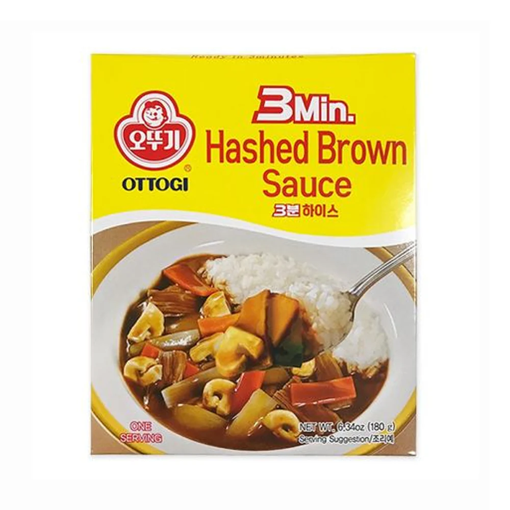 Ottogi 3 Min Hashed Brown Sauce 6.35oz, 오뚜기 3분 하이스 180g