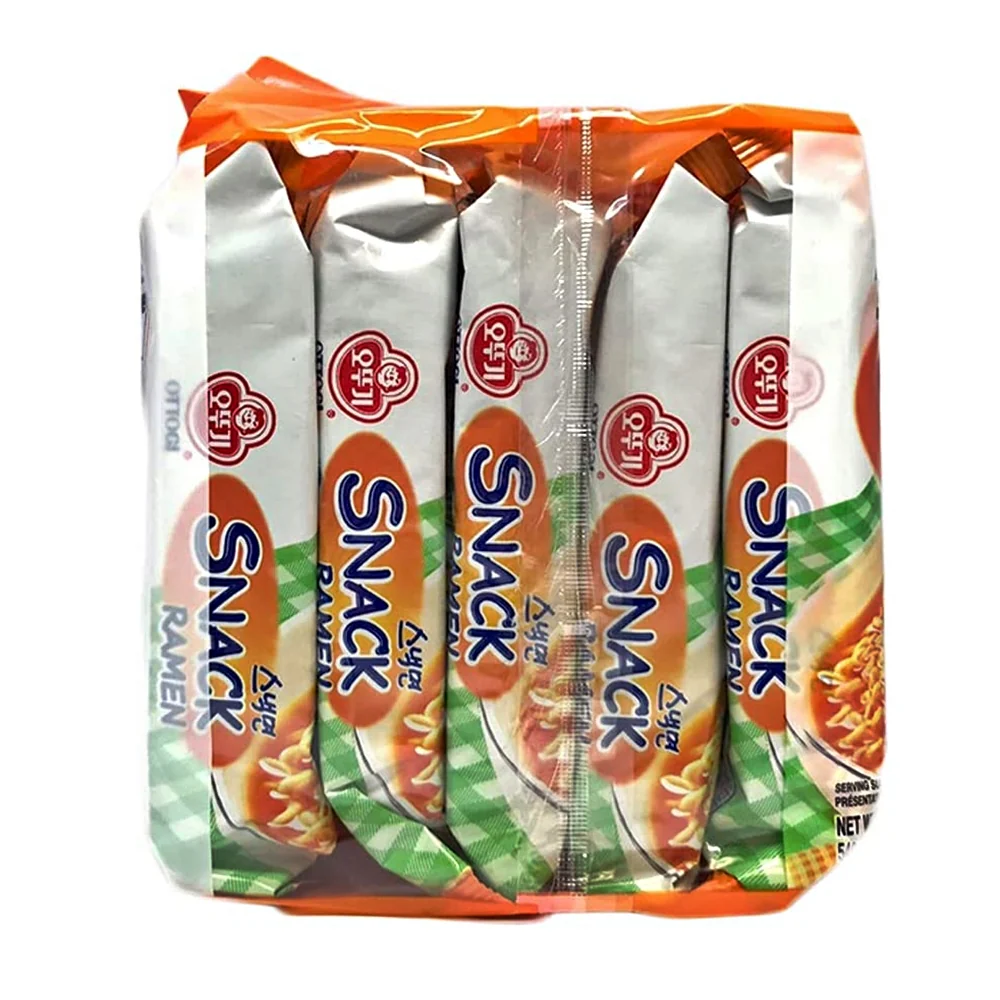 Ottogi Snack Ramen 3.8oz x 5, 오뚜기 스낵면 108g x 5 - Image 3