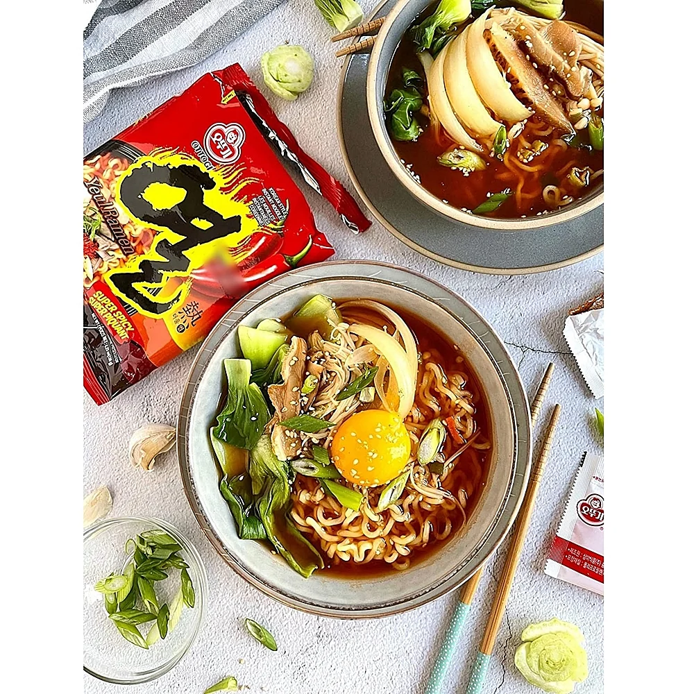Ottogi Yeul Ramen 4.23oz x 5, 오뚜기 열라면 120g x 5 - Image 3