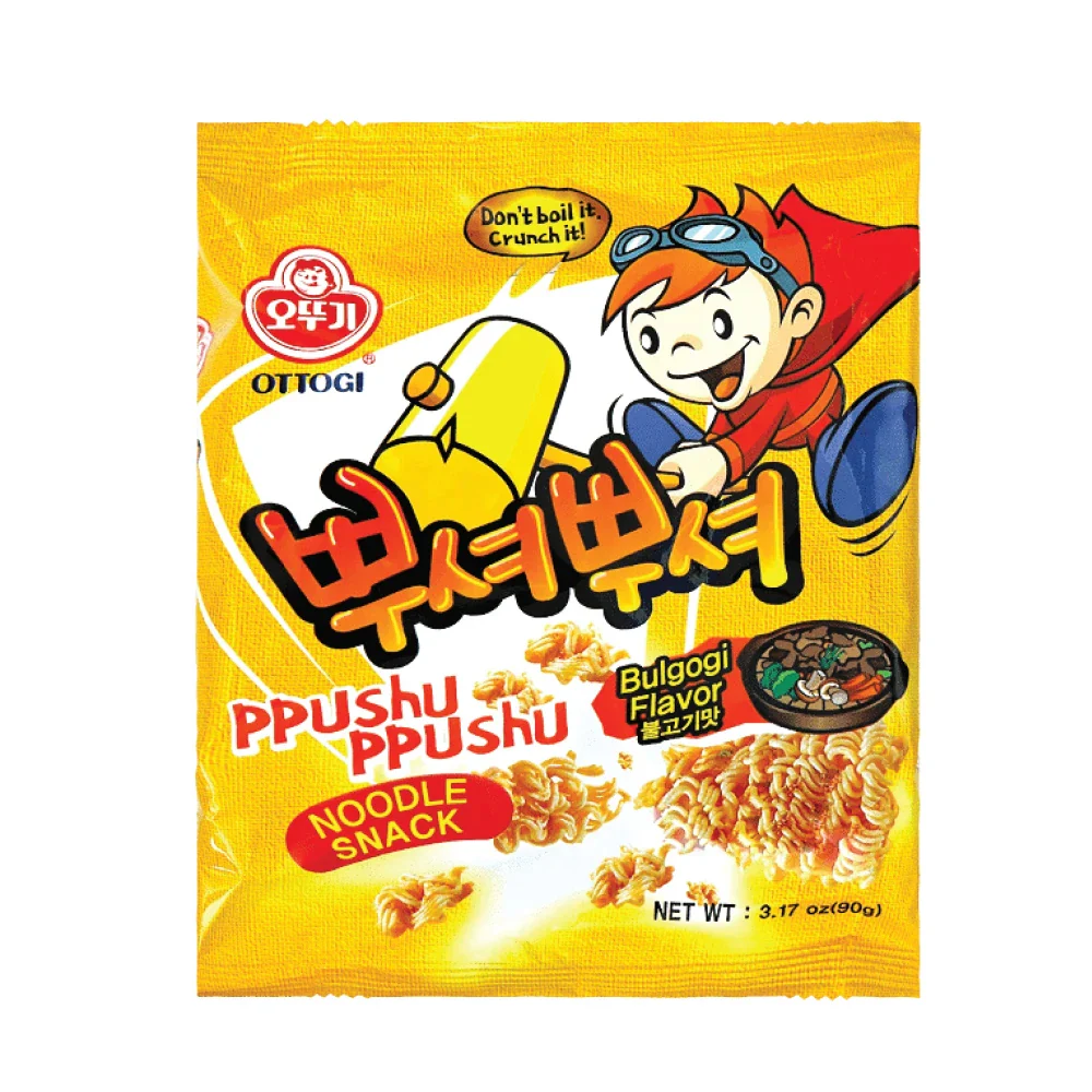 Ottogi Ppushu Ppushu Bulgogi Flavor 3.17oz 오뚜기 뿌셔뿌셔 불고기맛 90g