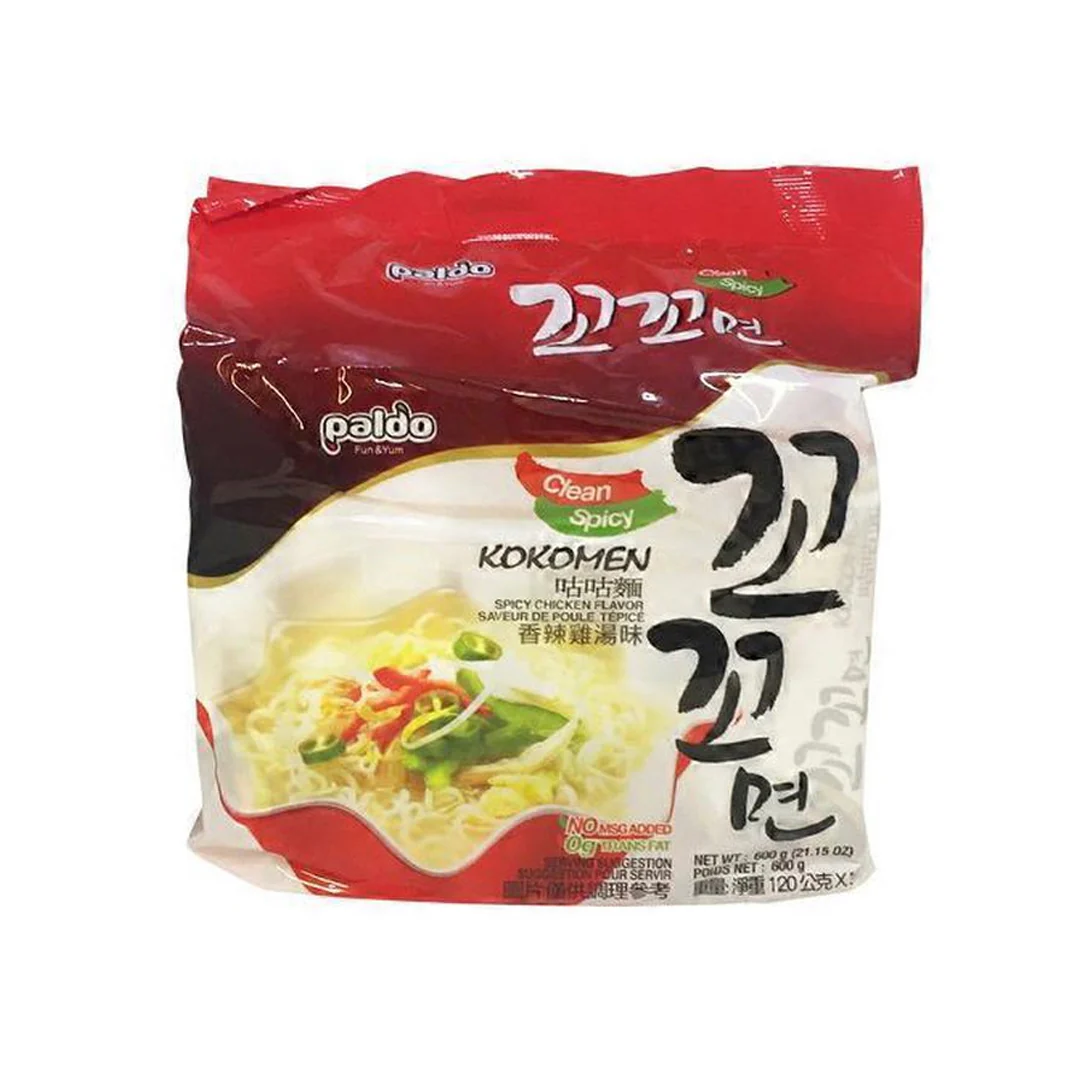 Paldo Kokomen Ramyun 4.23oz x 5. 팔도 꼬꼬면 4.23oz x 5