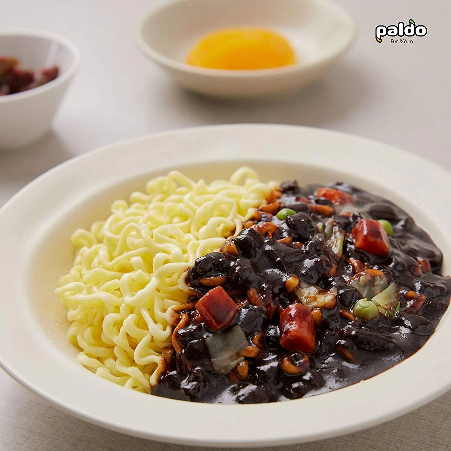 Paldo Ilpoom Jjajang Noodle Ramyun 7.05oz x 4, 팔도 일품 짜장면 200g x 4 - Image 6