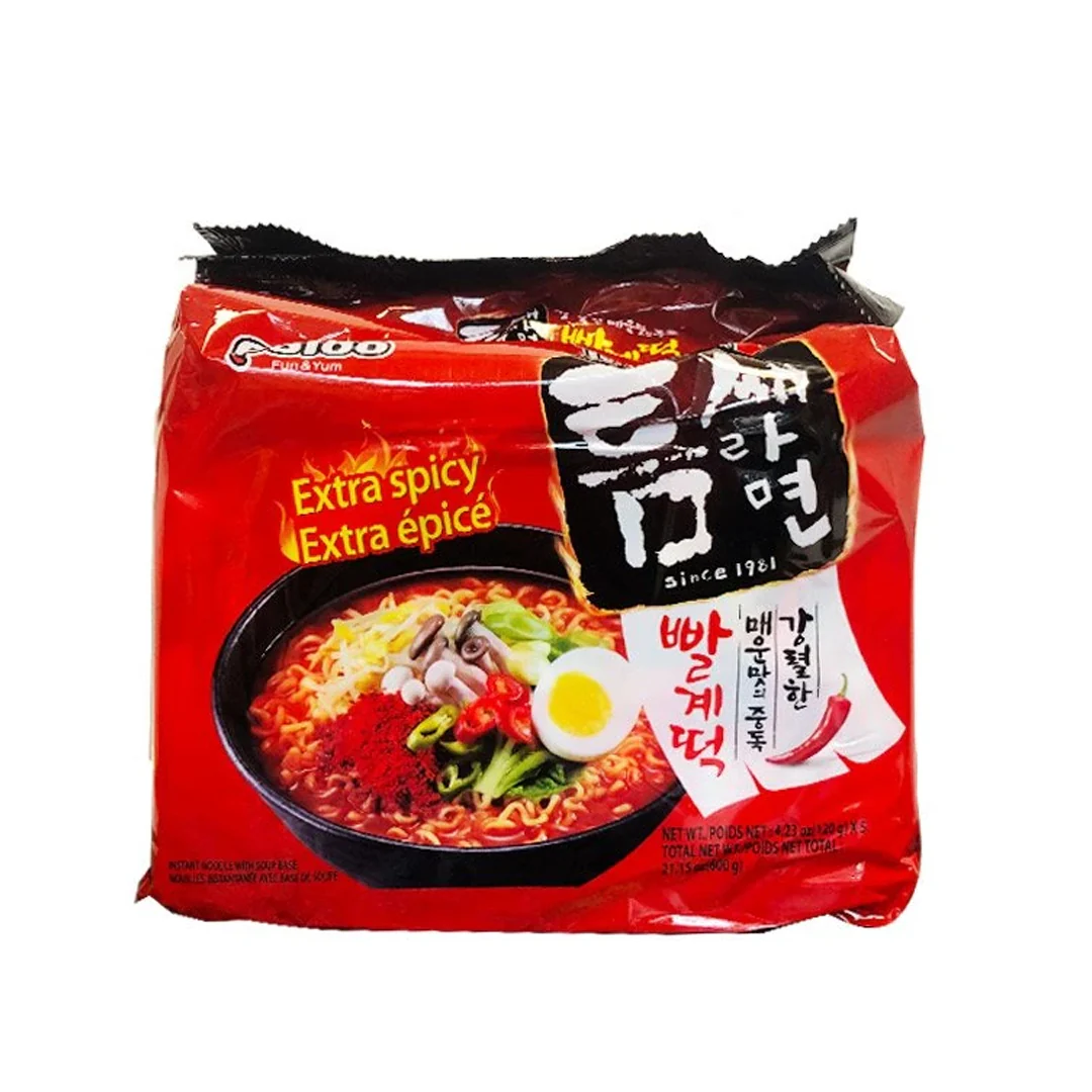 Paldo Teumsae Ramyun 4.23oz x 5/ 팔도 틈새라면 120g X 5 - Image 2