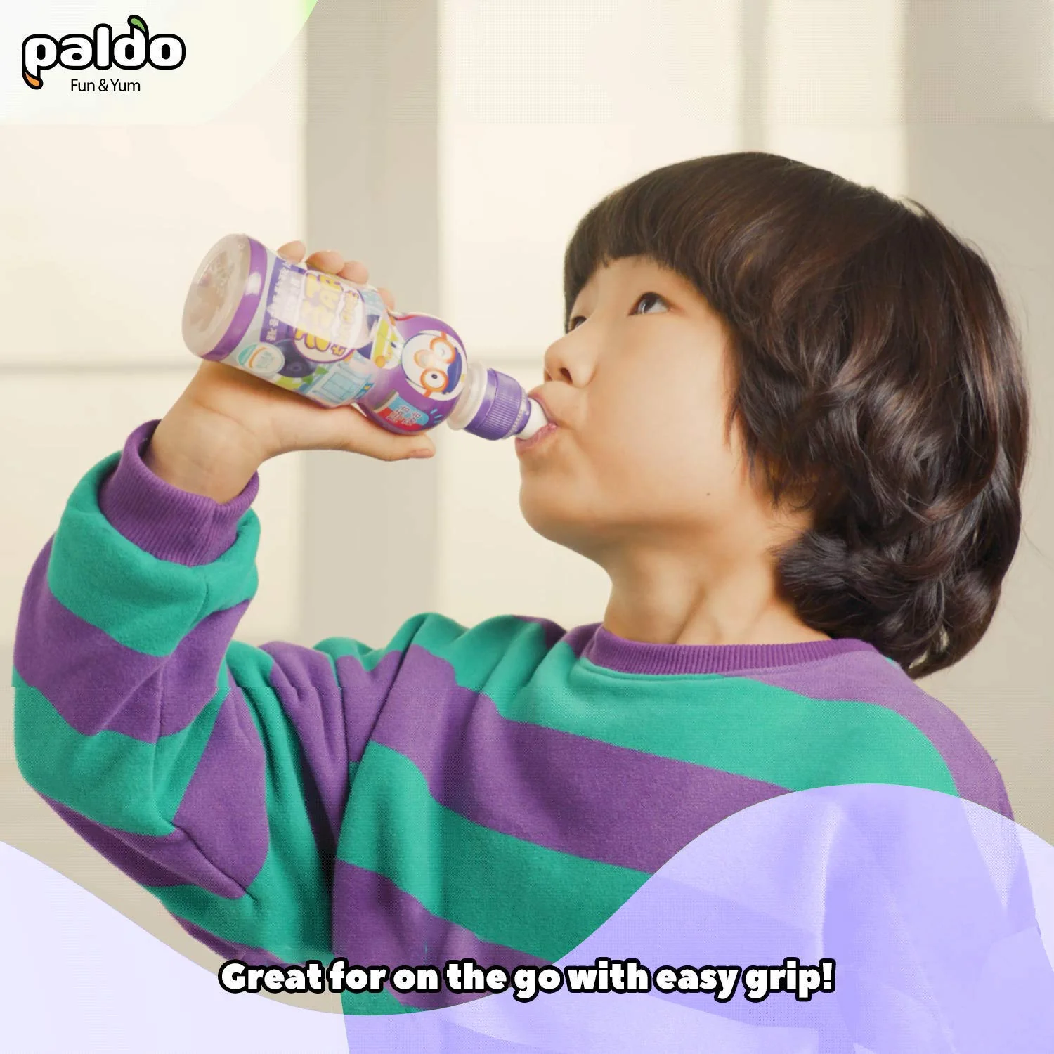 Paldo Pororo Drink Blueberry Flavor 7.95fl.oz, 팔도 뽀로로 드링크 블루베리맛 235ml - Image 3