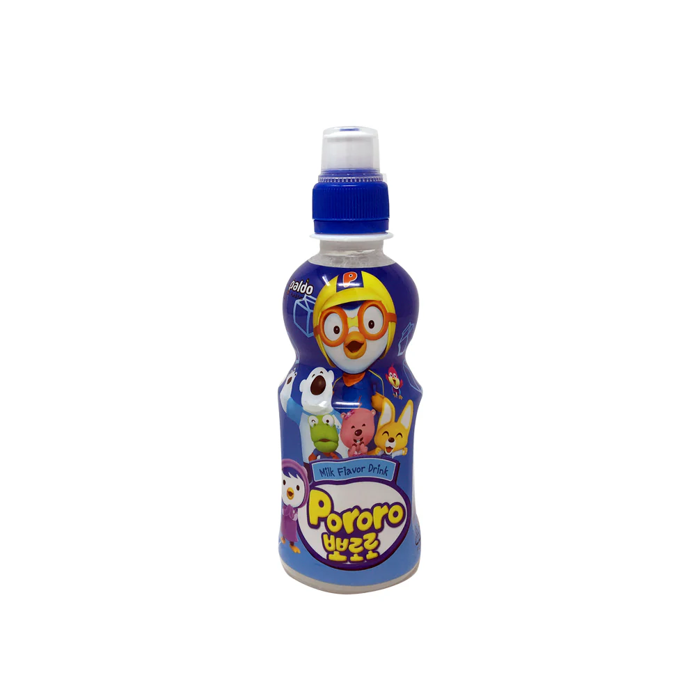 Paldo Pororo Milk Flavor Drink 235ml 팔도 뽀로로 밀크 드링크 235ml
