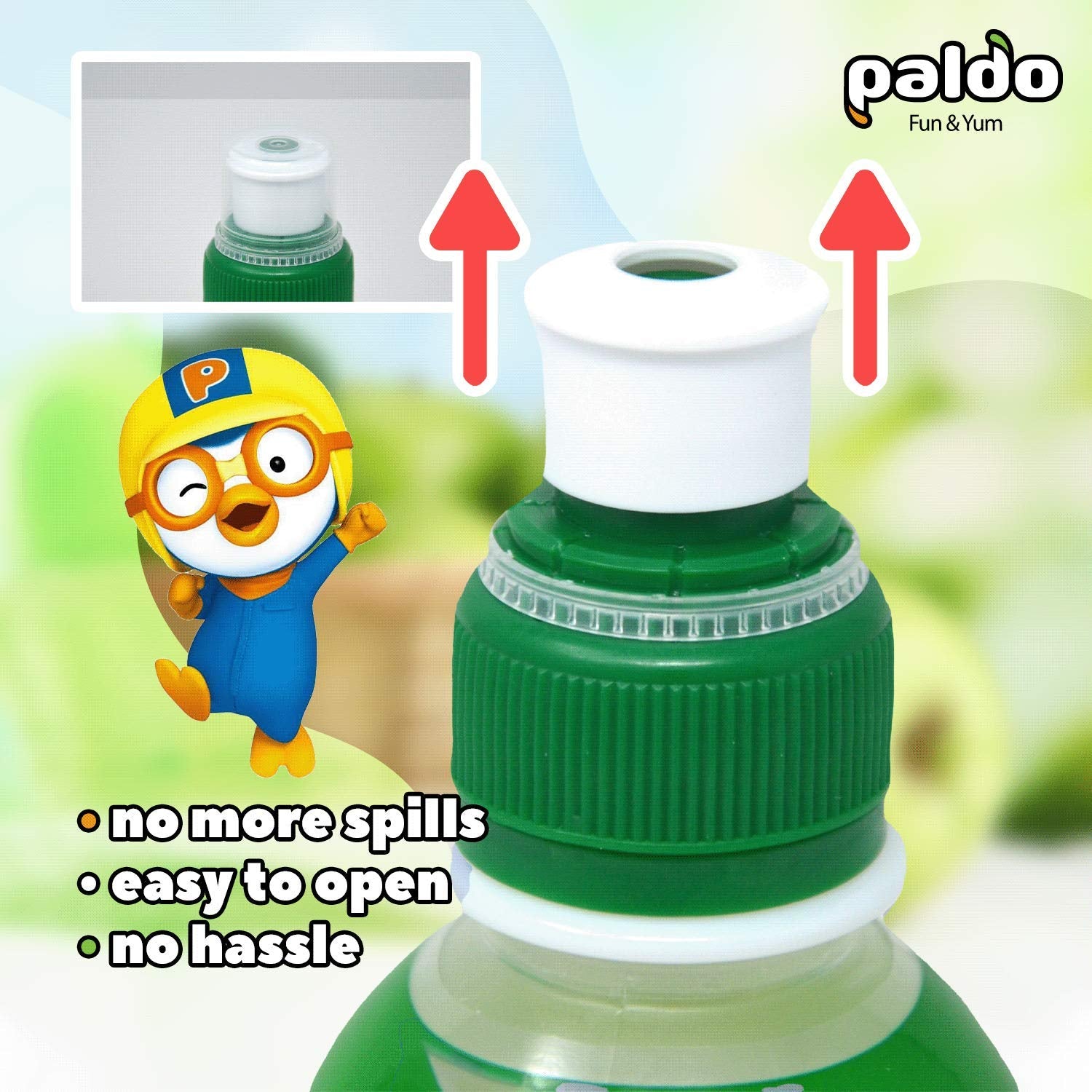 Paldo Pororo Drink Apple Flavor 7.95fl.oz, 팔도 뽀로로 드링크 사과맛 235ml - Image 4
