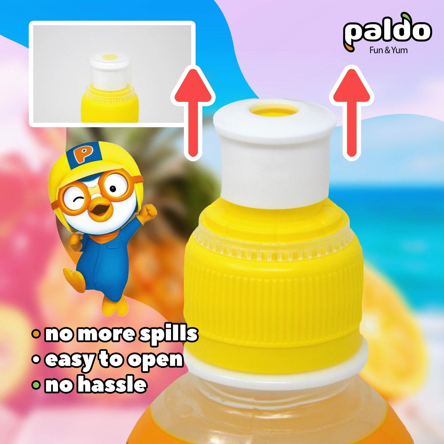 Paldo Pororo Drink Tropical Fruits Flavor 7.95fl.oz, 팔도 뽀로로 드링크 열대과일맛 235ml - Image 4