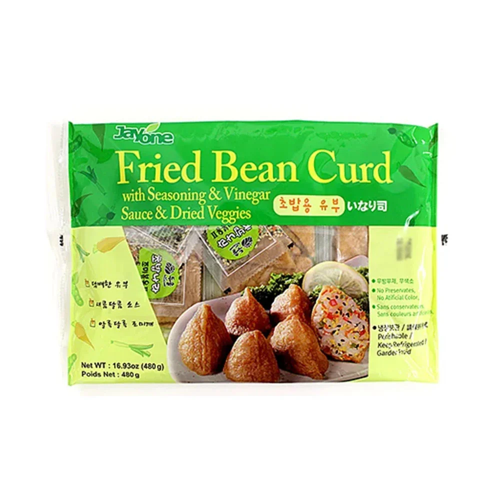 [MEGA FRESH] Jay One Fried Bean Curd 16.93oz 제이원 초밥용 유부 480g