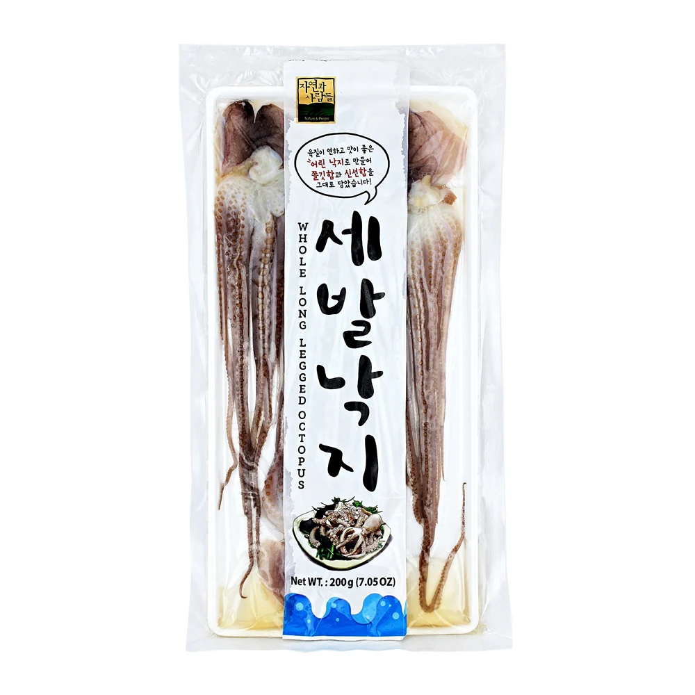 [LOCAL ONLY] Nature & People Whole Long Legged Octopus 7.05oz, 자연과사람들 세발낙지 200g