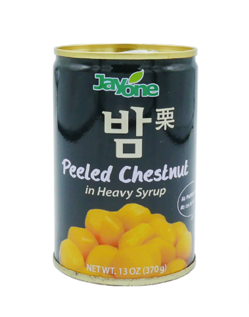 JAYONE PEELED CHESTNUT 370g , 자연나라 밤 캔 370g
