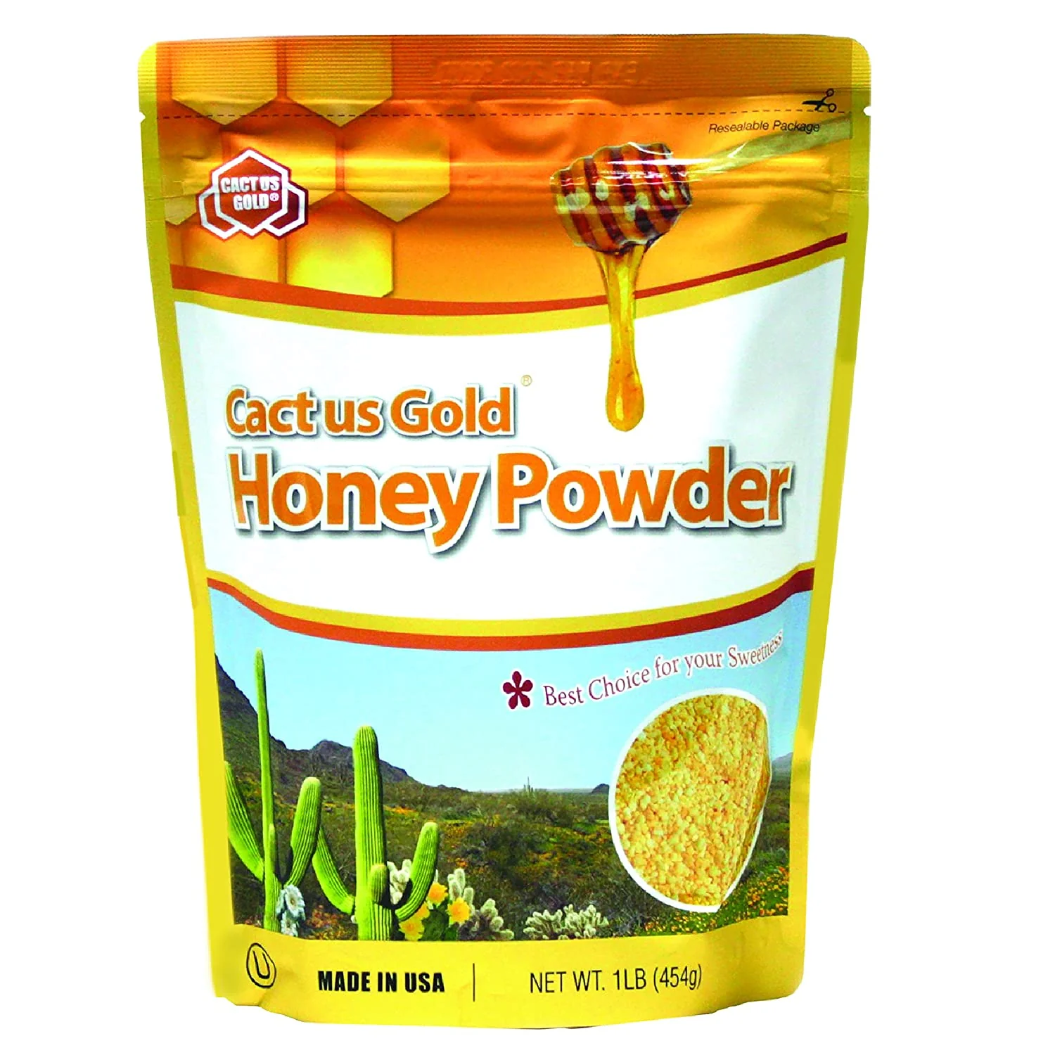 Cactus Gold Honey Powder 1LB, 칵투스 골드 허니 파우더 454g - Image 2