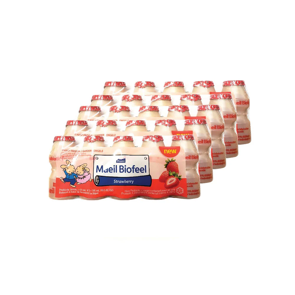 [Local Only ] Maeil Biofeel Strawberry 63ml x 25 매일 딸기 요구르트 63ml X 25