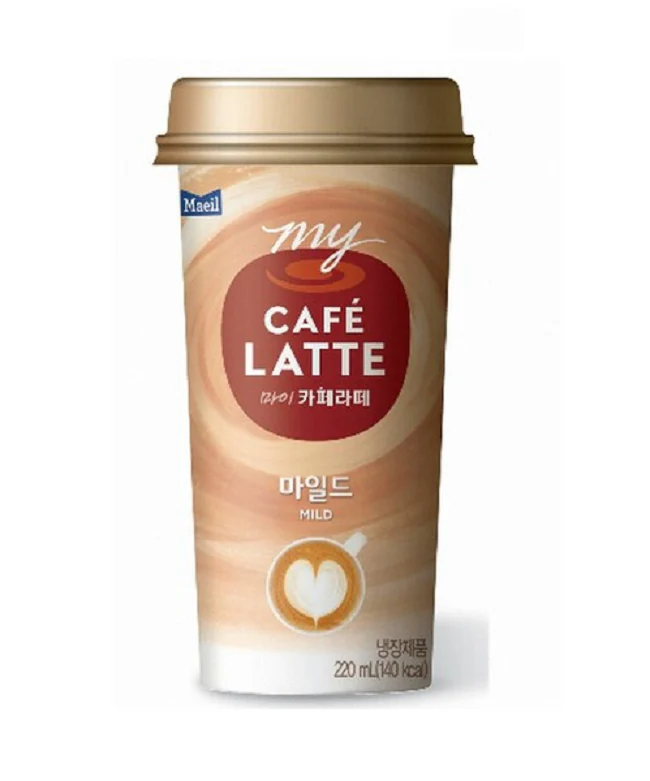 [lOCAL ONLY ] MAEIL MY CAFF LATTE MILD 220ml, 매일 마이 카페라떼 마일드 220ml