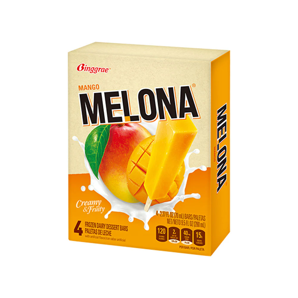 [LOCAL ONLY] Binggrae Melona Mango 70ml X 8 빙그레 메로나 망고 70mlX8