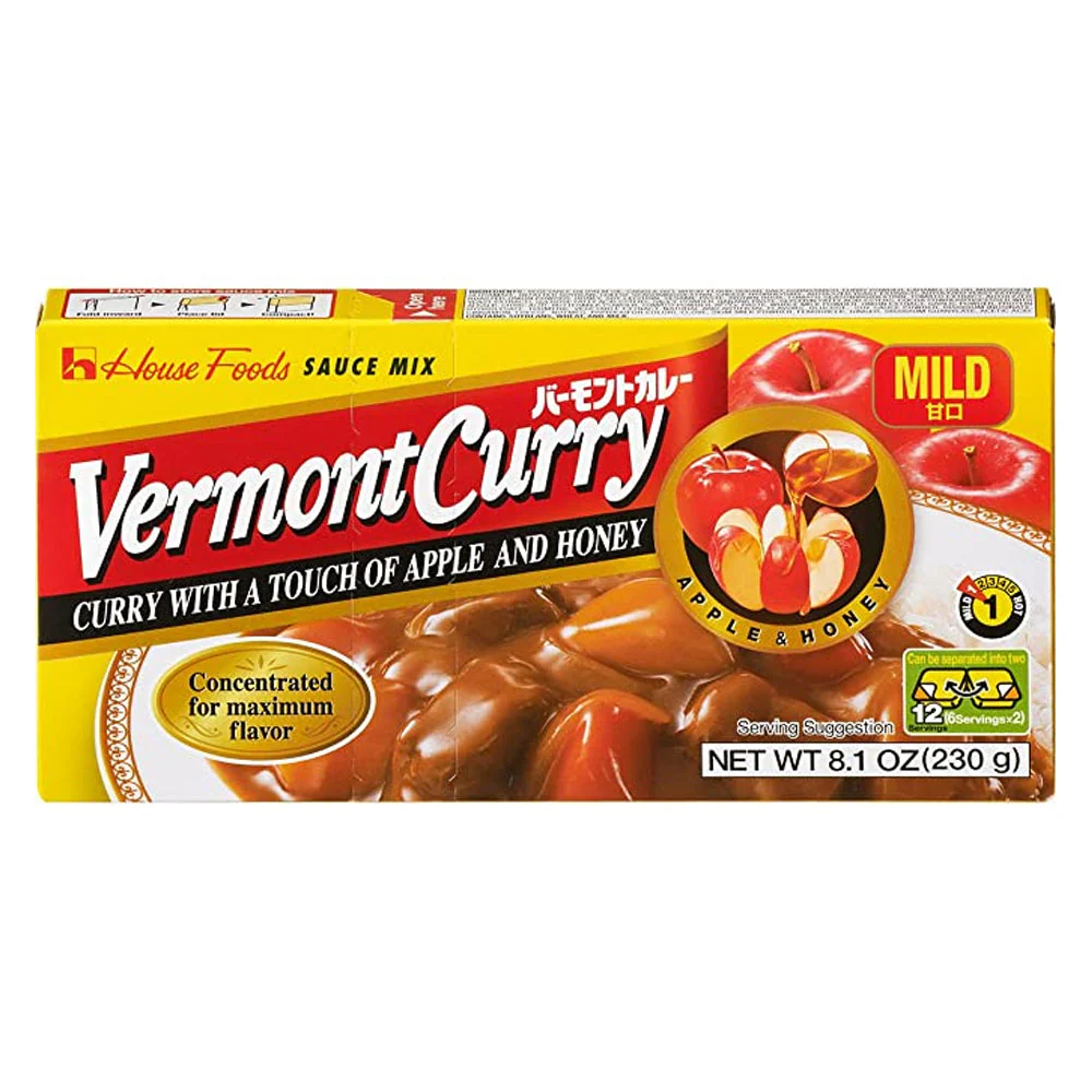House Foods Vermont Curry Mild 8.11oz 하우스 버몬트 카레 순한맛 230g